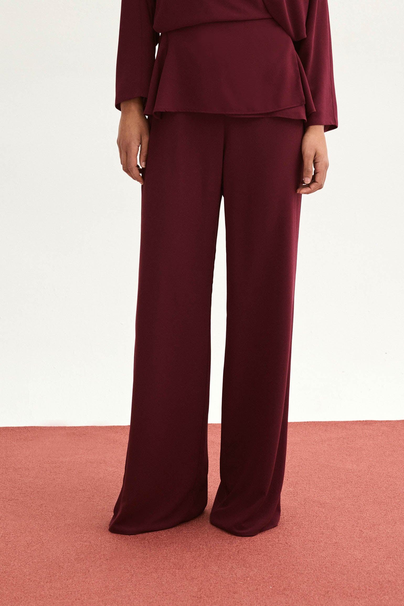 Pantalón OCÉANO Burdeos Monastrell - BIMANI