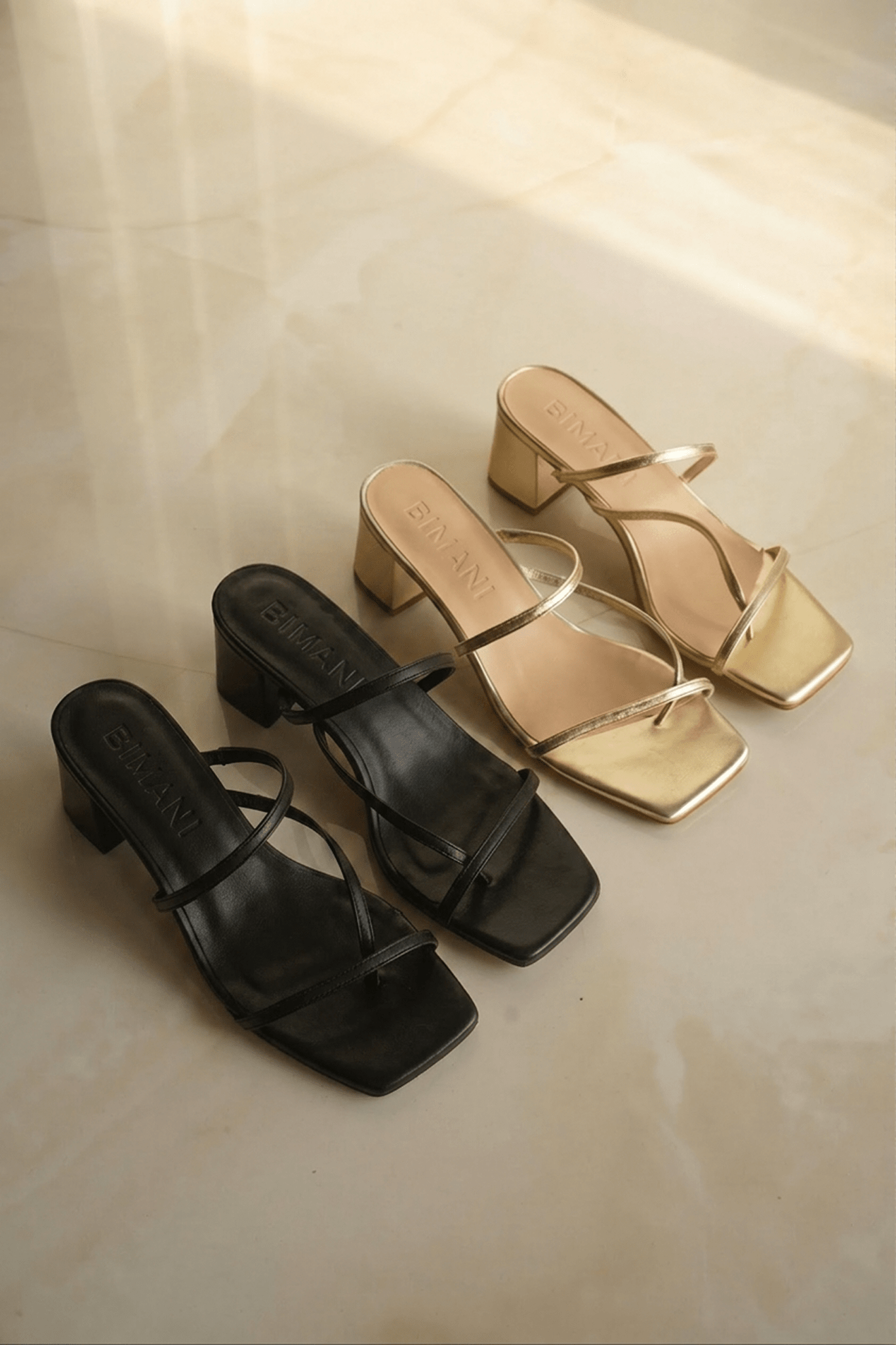 Sandalia TINA Negro - BIMANI