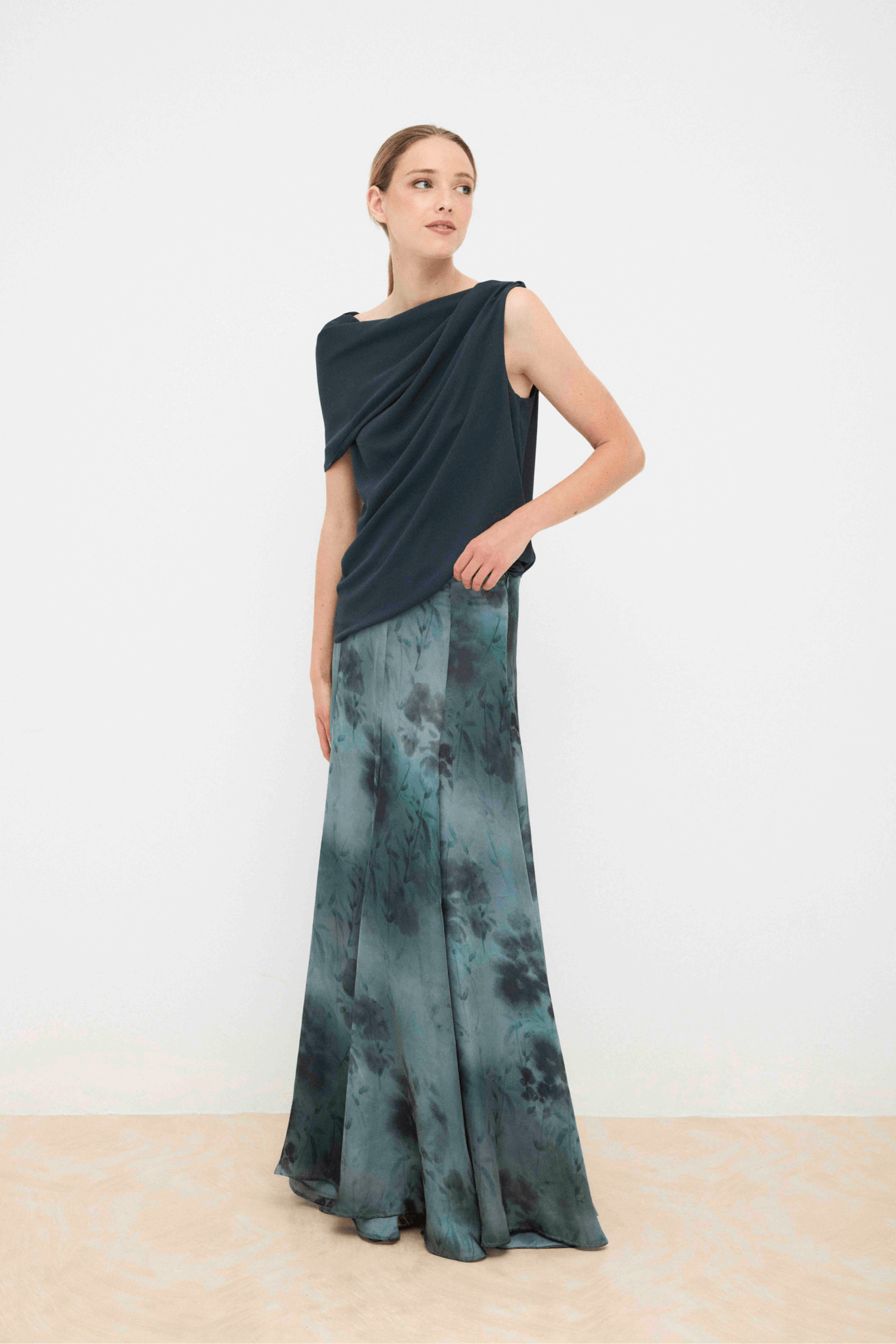 Top AUREA Azul Petróleo - BIMANI