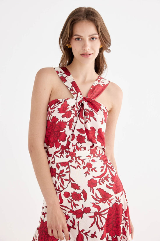 Top BONAO Print Red - BIMANI