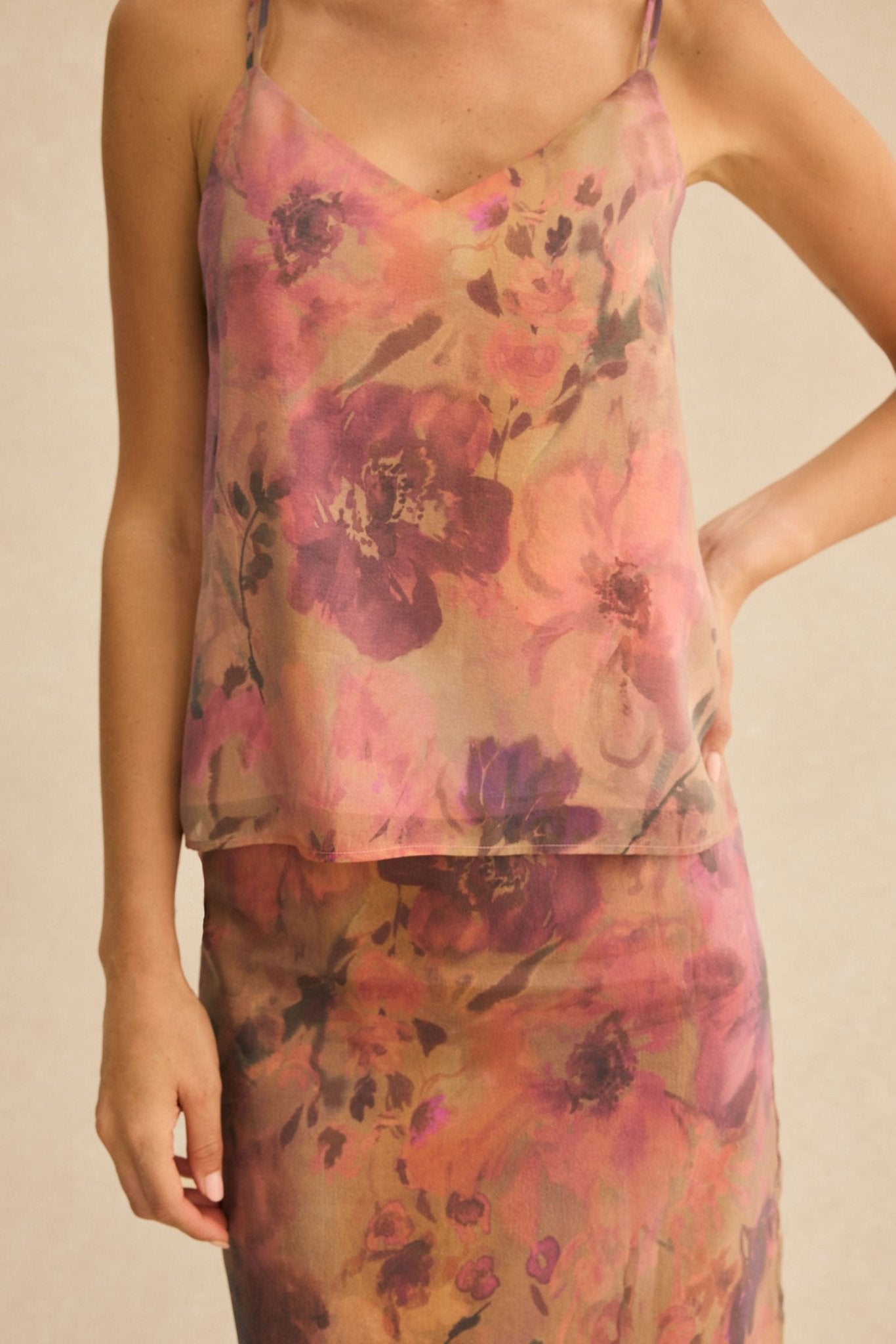 Top SOPHIE Estampado Nude - BIMANI