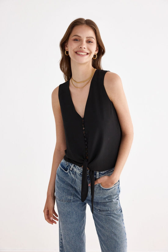 Top ZANZÍBAR Black - BIMANI