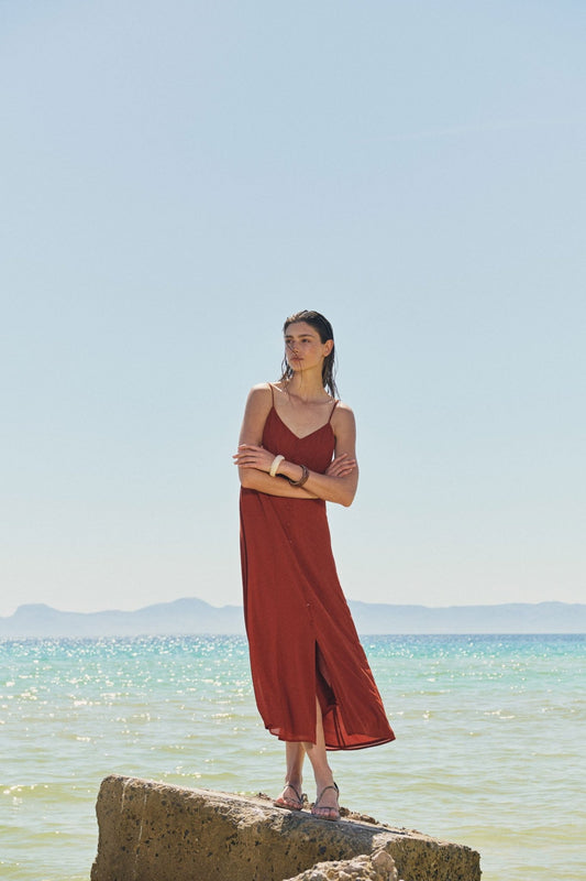 Vestido BERLÍN Teja Mencía - BIMANI