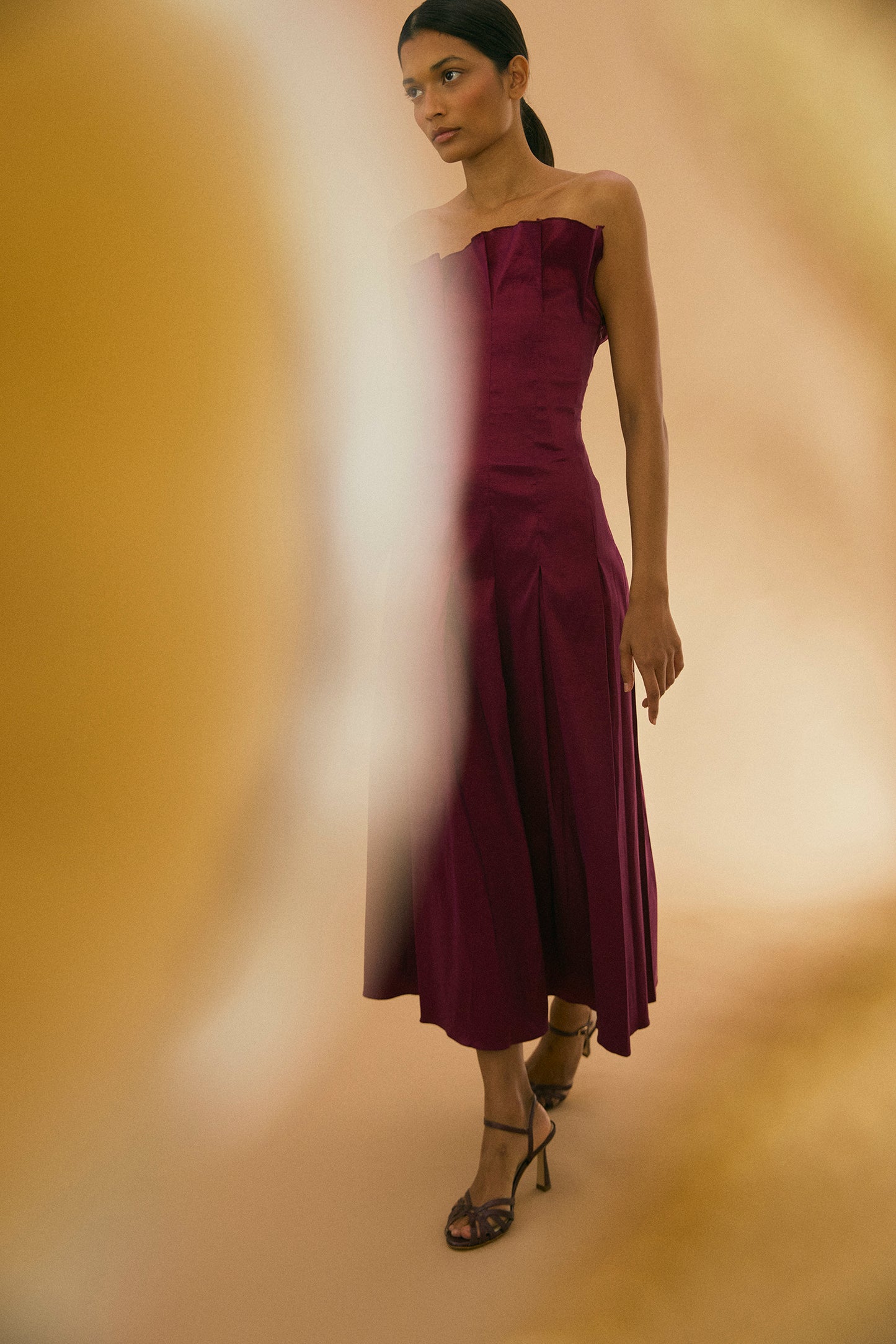Vestido CORDELIA Burdeos