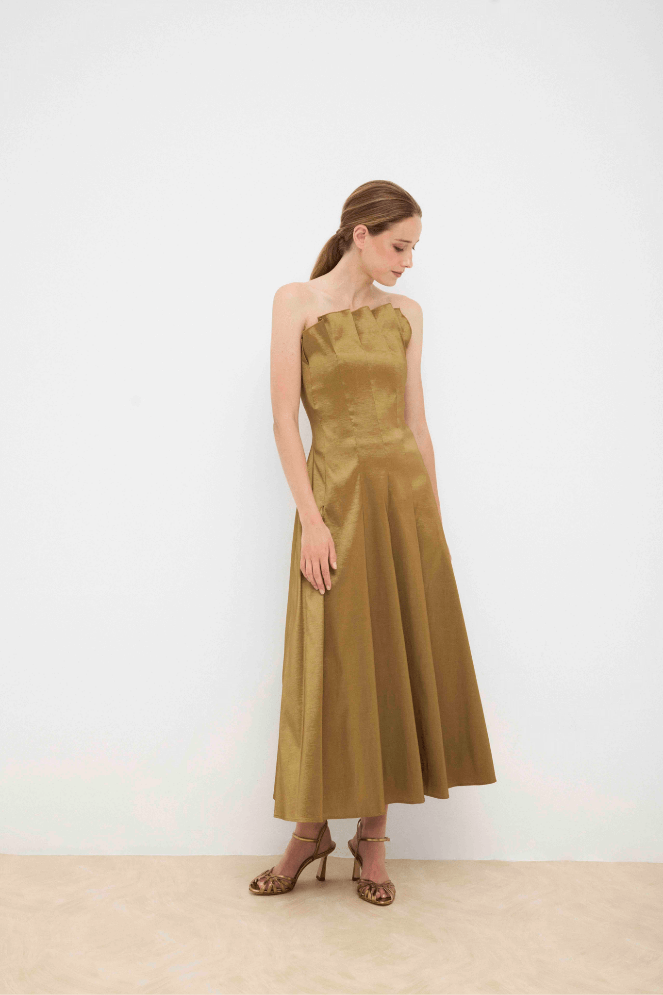 Vestido CORDELIA Olive - BIMANI