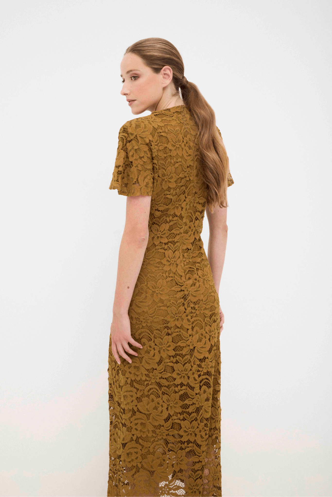 Vestido FIORELLA Oliva Peridoto - BIMANI