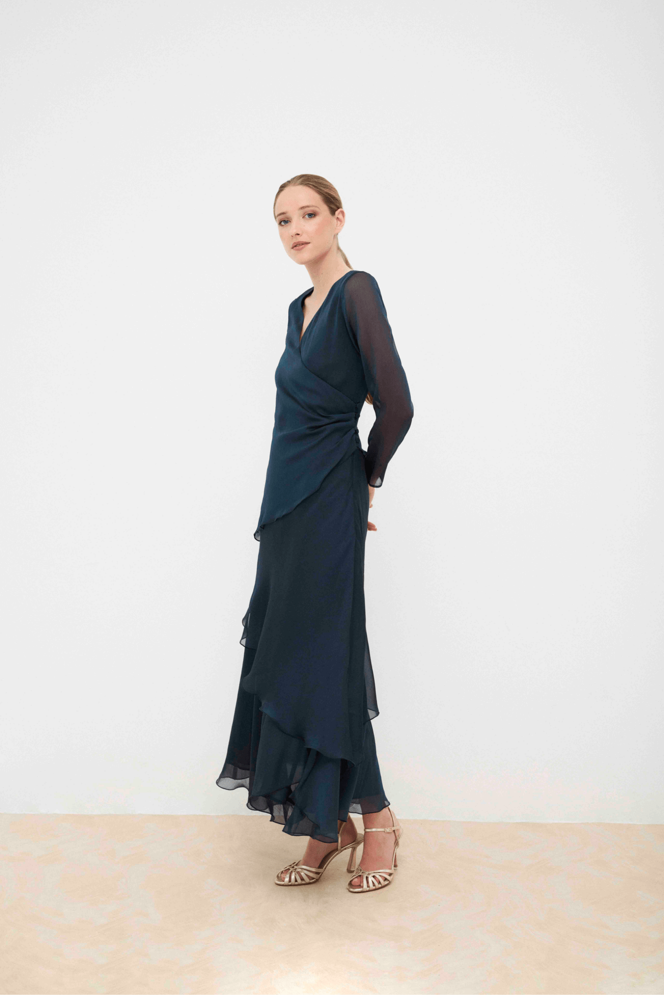 Vestido GIA Azul Petróleo - BIMANI