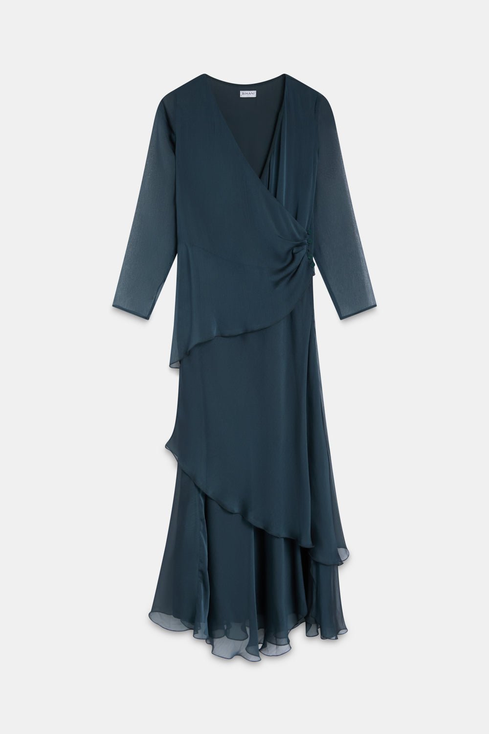 Vestido GIA Azul Petróleo - BIMANI