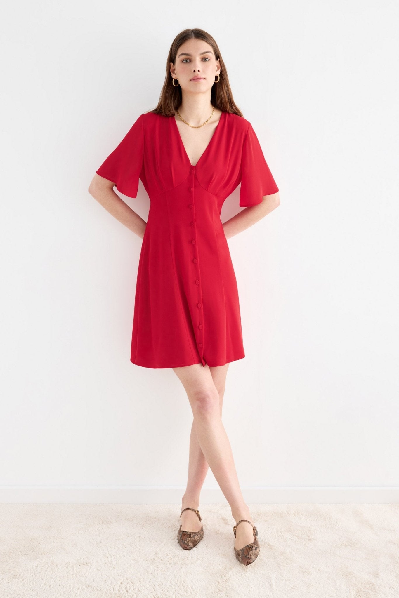 Vestido GINEBRA Red - BIMANI