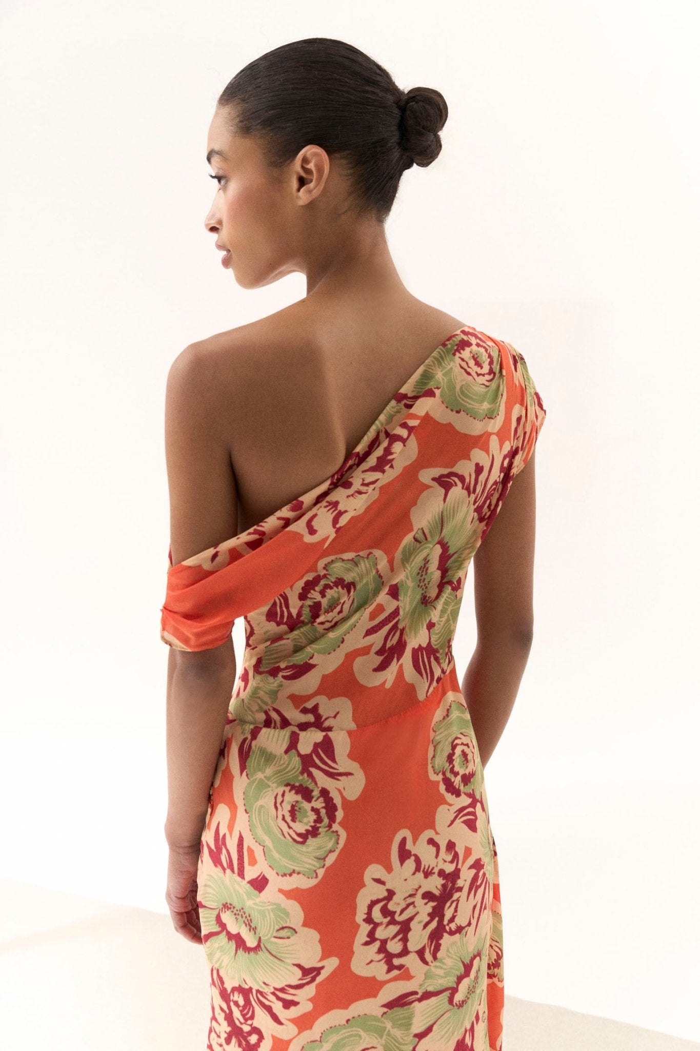 Vestido LAURINE Estampado Melocotón - BIMANI