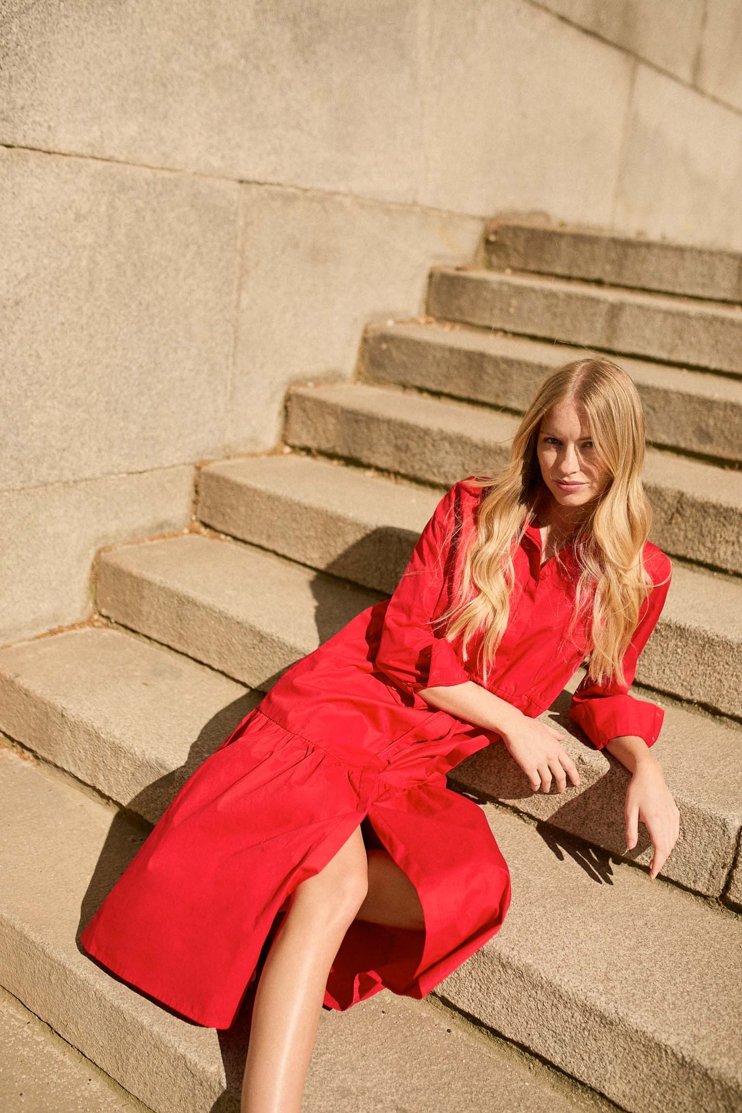 LUXEMBURGO Vestido Vermelho