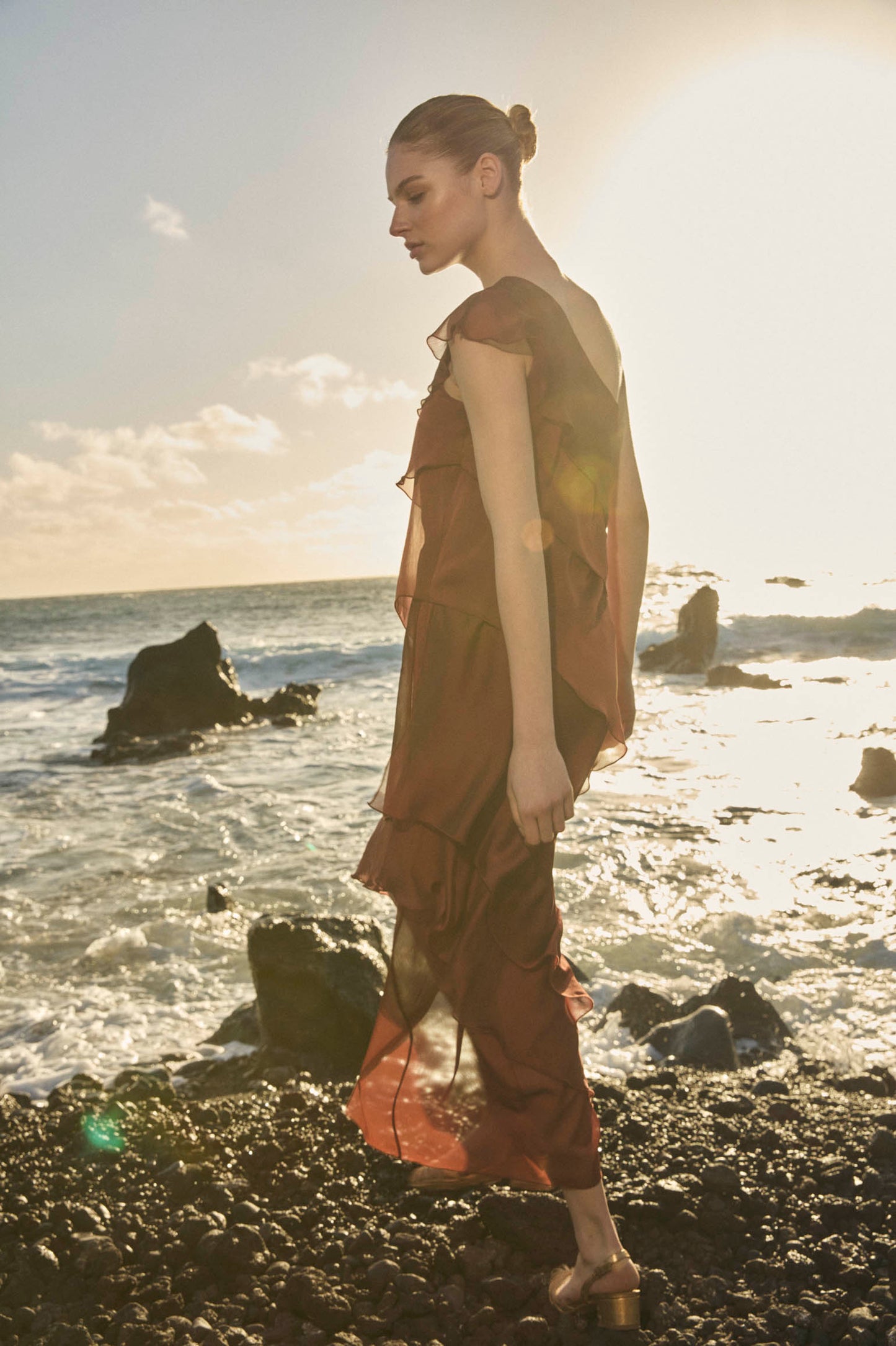 Vestido MARINA Teja Caldero - BIMANI