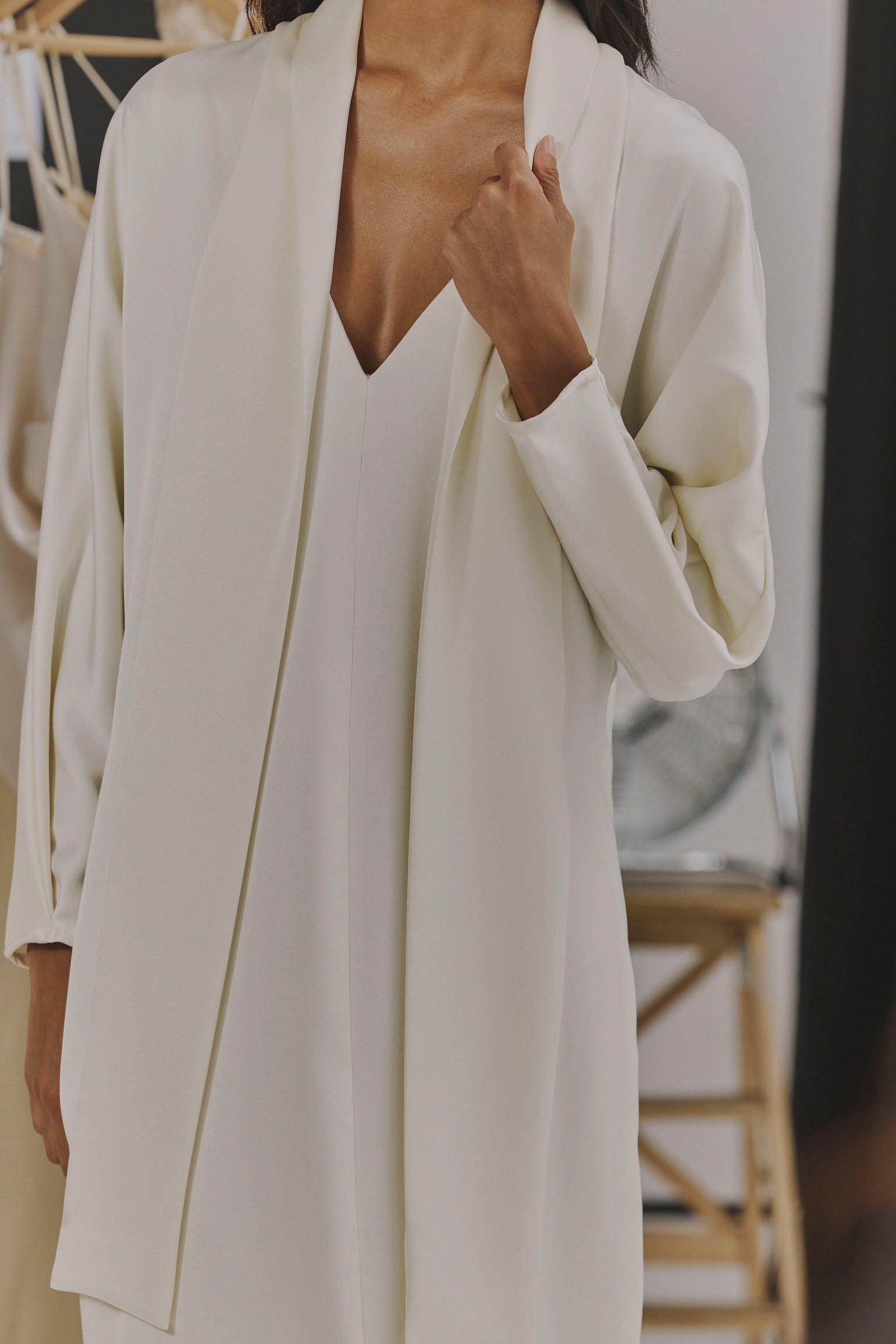 Vestido MATHILDE Crema - BIMANI