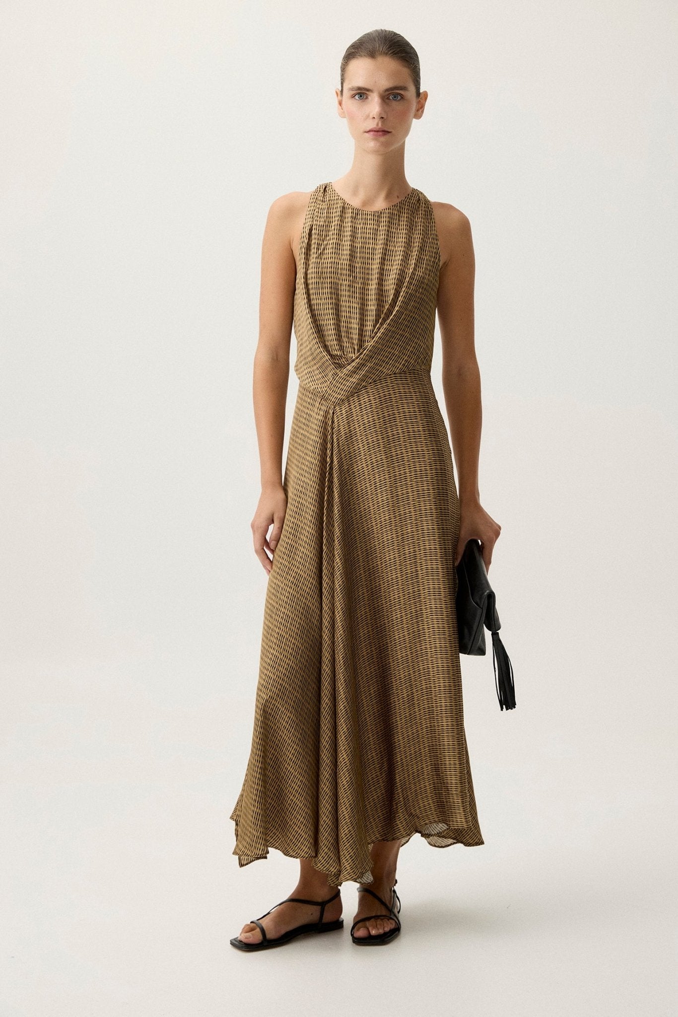 Vestido NINA Estampado Khaki - BIMANI