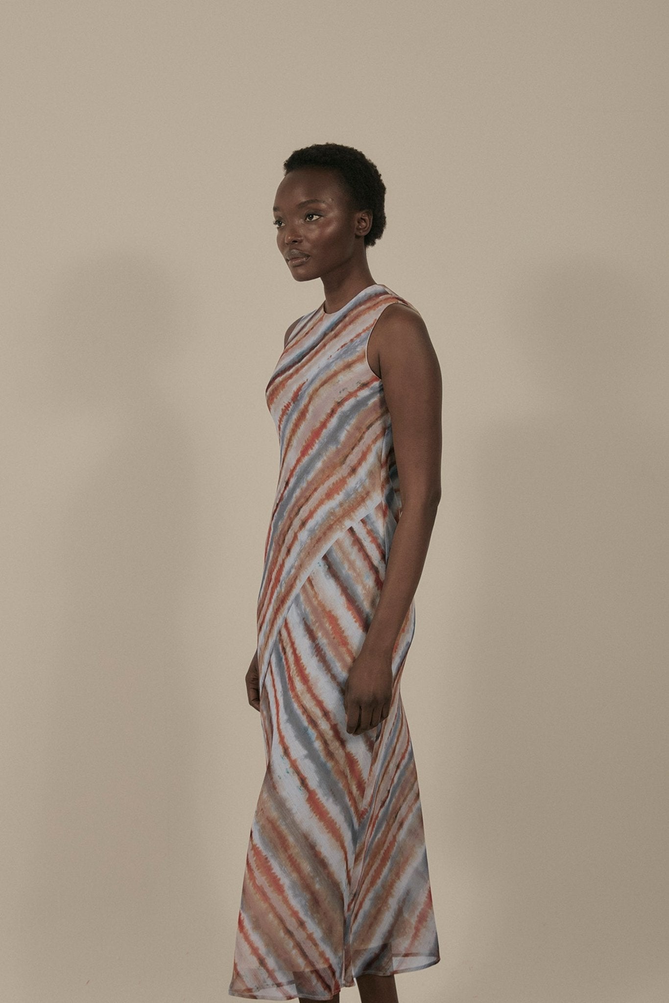 Vestido RODAS Estampado Bruma - BIMANI