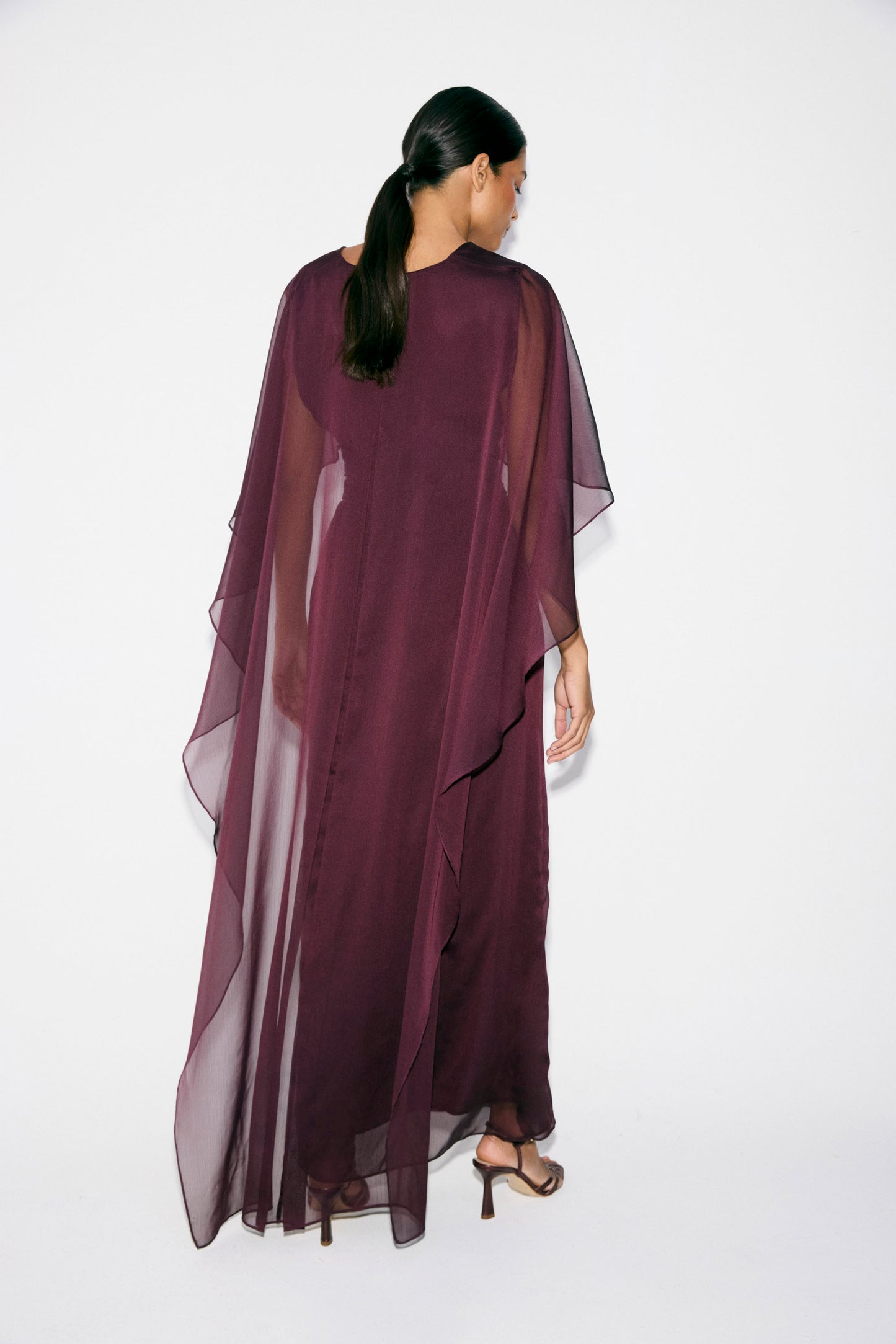 Vestido SOLINE Berenjena